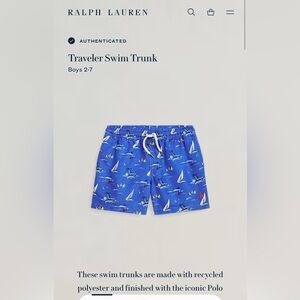 Polo Ralph Lauren toddler swim trunks
